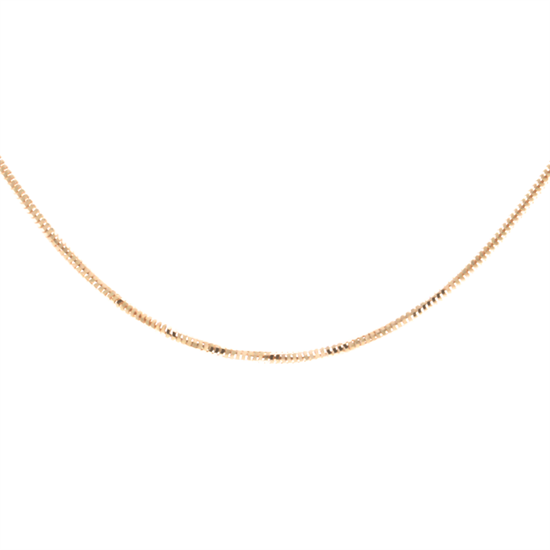 14 Ayar Balıksırtı Altın Zincir 1 Mm