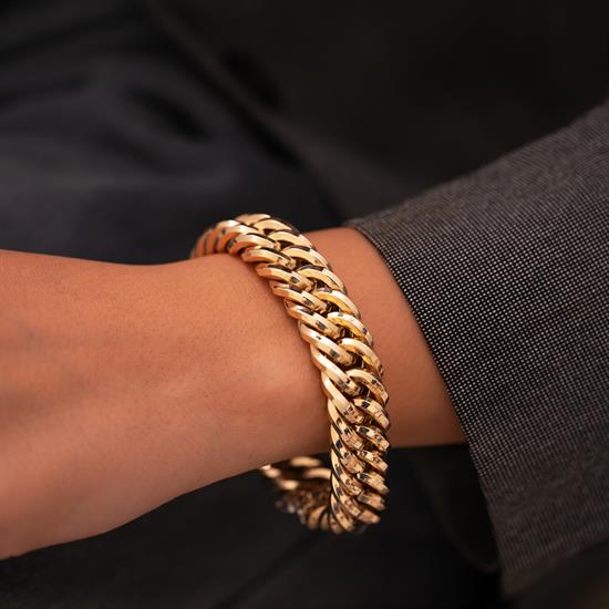 Cetaş 14 Ayar Eterna Tasarım Altın Bileklik