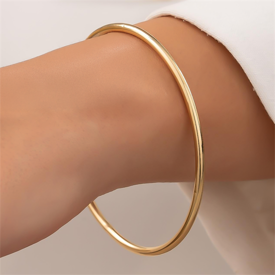 14 Ayar Sarı Altın Bilezik