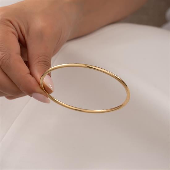 14 Ayar Sarı Altın Bilezik