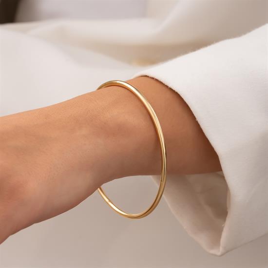 14 Ayar Sarı Altın Bilezik