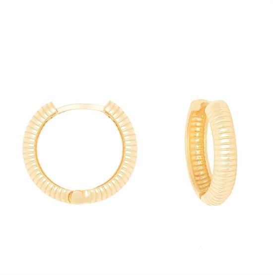 14 Ayar Spor 1,5 Cm Halka Küpe