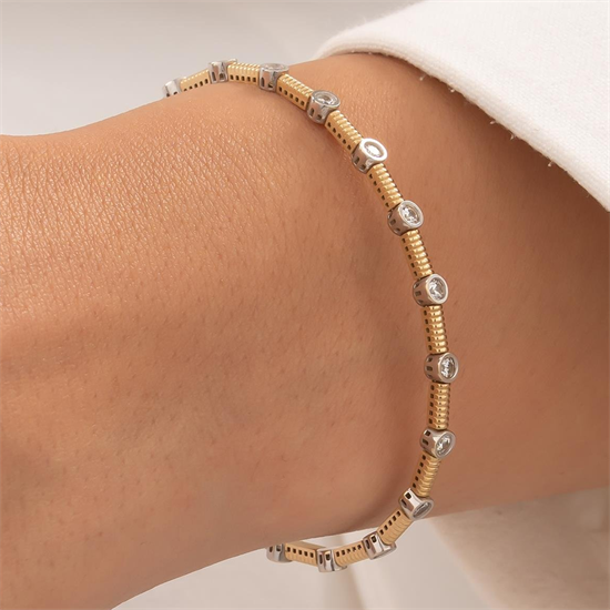 14 Ayar Tasarım  Altın Kelepçe