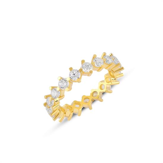 14 Ayar Tasarım Altın Tamtur Yüzük