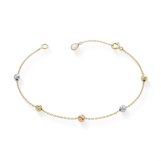 Dorikalı Minimal 14 Ayar Altın Bileklik