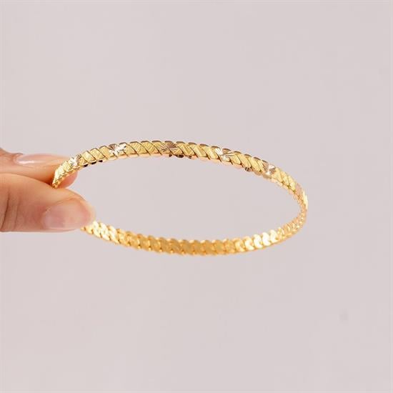 20 Gram Desenli Üçlü Burma Bilezik