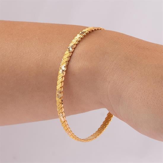 20 Gram Desenli Üçlü Burma Bilezik