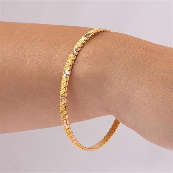 18 Gram Desenli Üçlü Burma Bilezik 