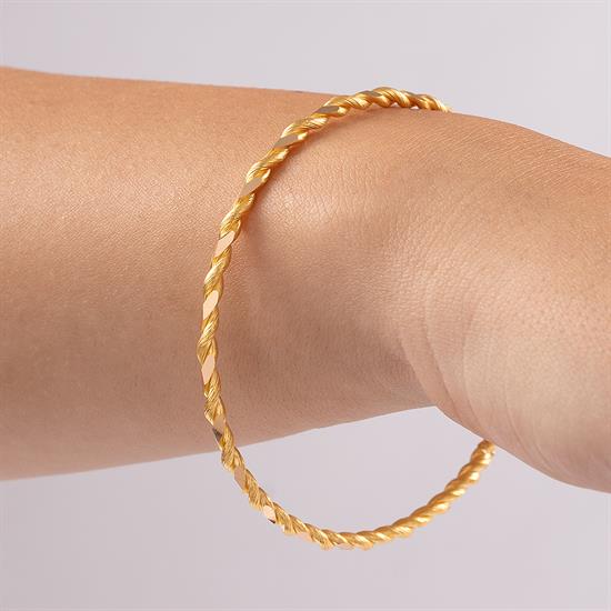 15 Gram (Gr) 2 Li Burma Bilezik 22 Ayar Yatırımlık İşçiliksiz