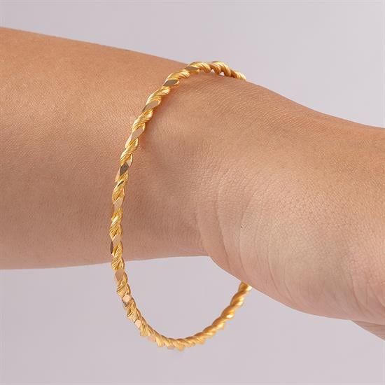 15 Gram (Gr) 2 Li Burma Bilezik 22 Ayar Yatırımlık İşçiliksiz