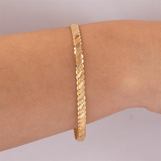 20 Gram Noktalı Üçlü Burma Bilezik