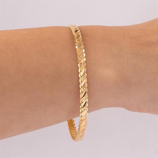 20 Gram Noktalı Üçlü Burma Bilezik