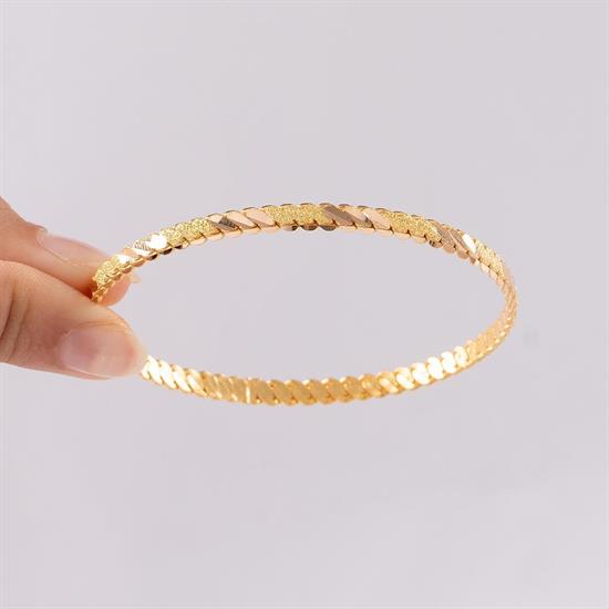 18 Gram Simli Üçlü Burma Bilezik