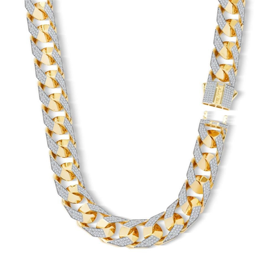 Ema 15mm Taşlı Piramit Gurmet Zincir