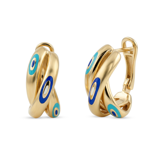 Cetaş Fortuna Mineli 14 Ayar Altın Küpe