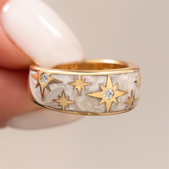 Cetaş Polaris Yüzük 14 Ayar Altın