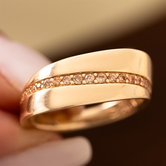 Cetaş Renkli Taşlı 14 Ayar Altın Yüzük