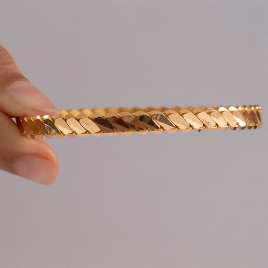 2 Ad X 20 Gram (Gr) 3Lü Burma Bilezik 22 Ayar Yatırımlık İşçiliksiz