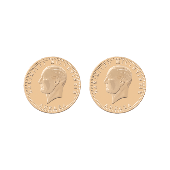 2 Adet Yeni Beşli Ata Altın