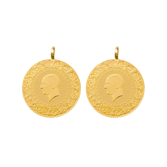 2 Adet Yeni Tarihli Beşli Altın  