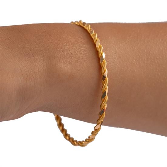 20 Gram (Gr) 2 Li Burma Bilezik 22 Ayar Yatırımlık İşçiliksiz