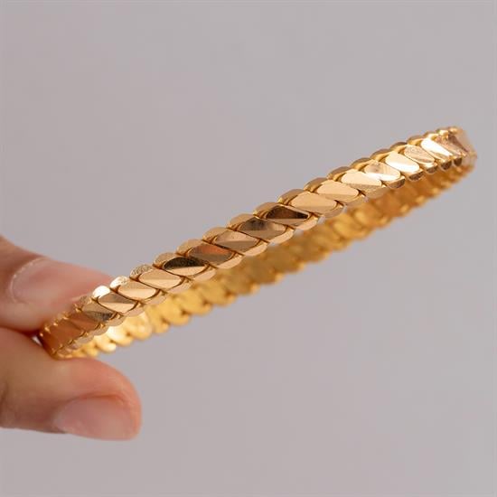 20 Gram (Gr) 3Lü Burma Bilezik 22 Ayar Yatırımlık İşçiliksiz