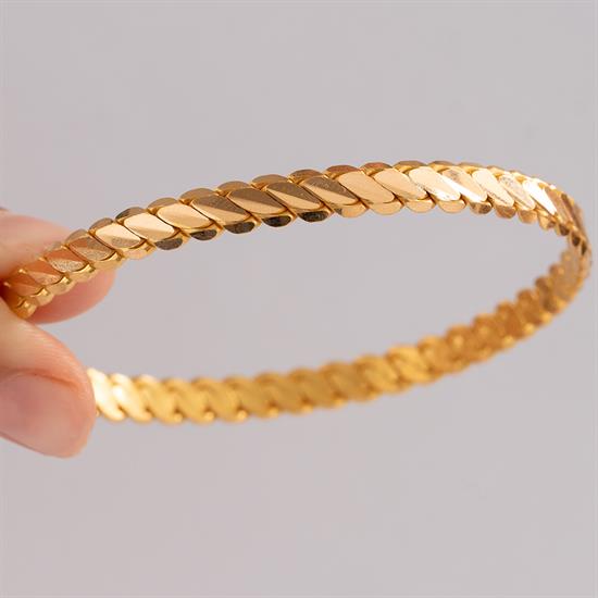 20 Gram (Gr) 3Lü Burma Bilezik 22 Ayar Yatırımlık İşçiliksiz