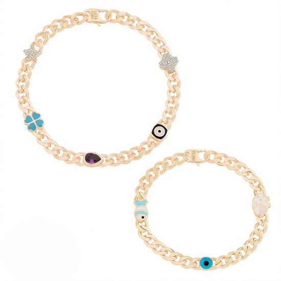 Anne Çocuk Yonca Gurmet Altın Bileklik