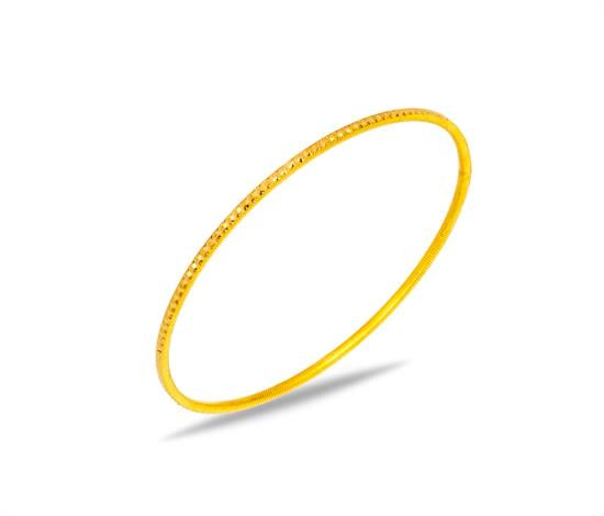 6 Gr (Gram) 22 Ayar Ajda Desenli İşçiliksiz Yatırımlık Bilezik