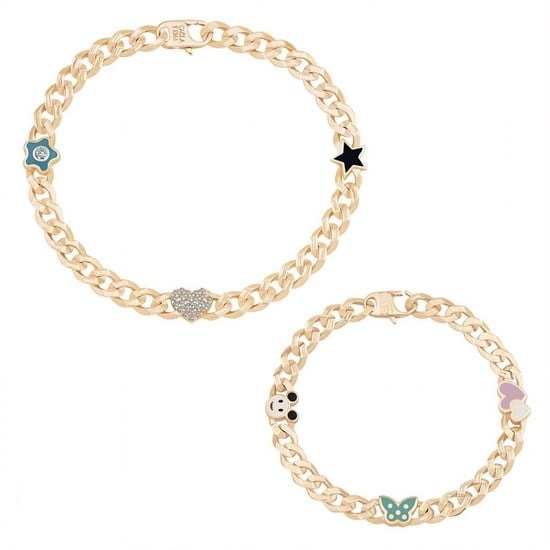 Ema Anne Çocuk Kalpli Gurmet Altın Bileklik