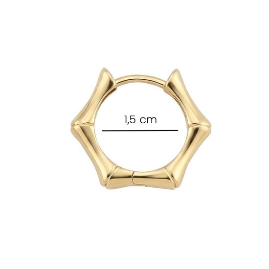 Altın Halka Küpe 14 Ayar