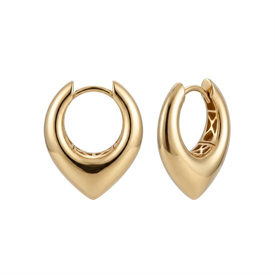 Halka Küpe 2 Cm 14 Ayar Altın