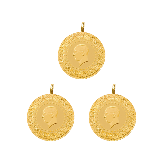 3 Adet Eski Tarihli Tam Altın  