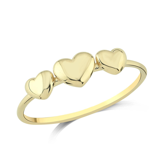 3 Kalpli Altın 14 Ayar Yüzük