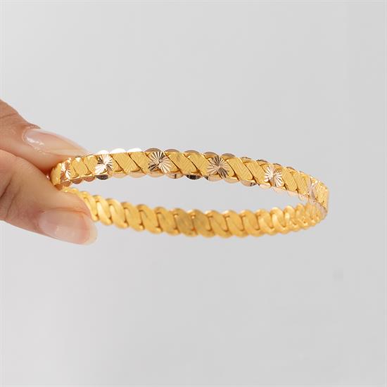 30 Gram Desenli Üçlü Burma Bilezik