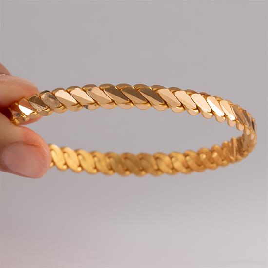 35 Gram (Gr) 3Lü Burma Bilezik 22 Ayar Yatırımlık İşçiliksiz