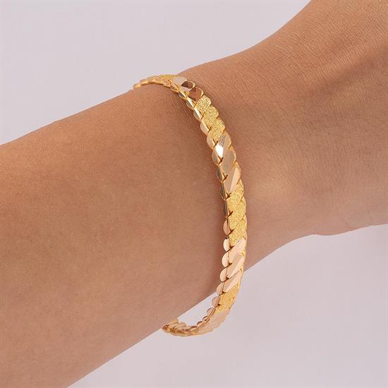 100 Gram Simli Üçlü Burma Bilezik