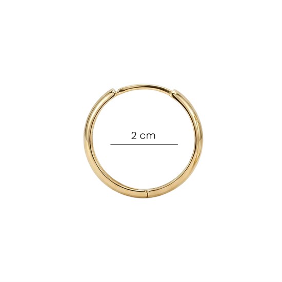 Halka 14 Ayar Küpe  Altın