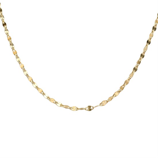 Aynalı Model Zincir 14 Ayar Altın 2 Mm