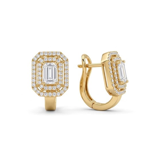 Baget Küpe 14 Ayar Altın