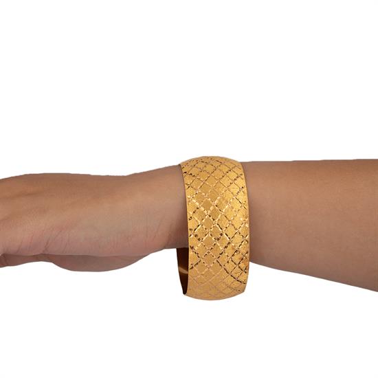 40 Gram (Gr) 40Mm Petek Model Mega Bilezik 22 Ayar Yatırımlık İşçiliksiz