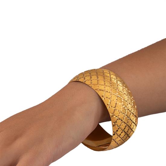 40 Gram (Gr) 40Mm Petek Model Mega Bilezik 22 Ayar Yatırımlık İşçiliksiz