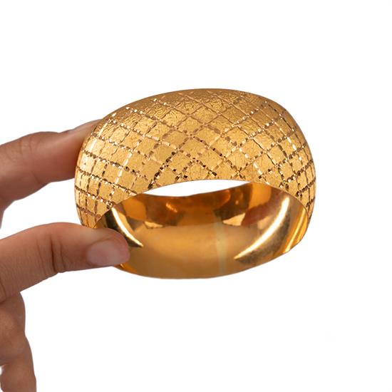 40 Gram (Gr) 40Mm Petek Model Mega Bilezik 22 Ayar Yatırımlık İşçiliksiz