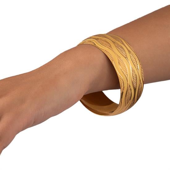 40 Gram (Gr) 40Mm Rüzgar Model Mega Bilezik 22 Ayar Yatırımlık İşçiliksiz