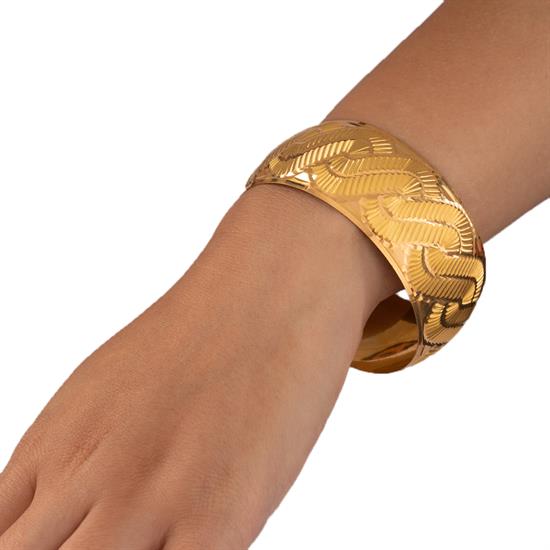 40 Gram (Gr) 40Mm S Örgü Model Mega Bilezik 22 Ayar Yatırımlık İşçiliksiz