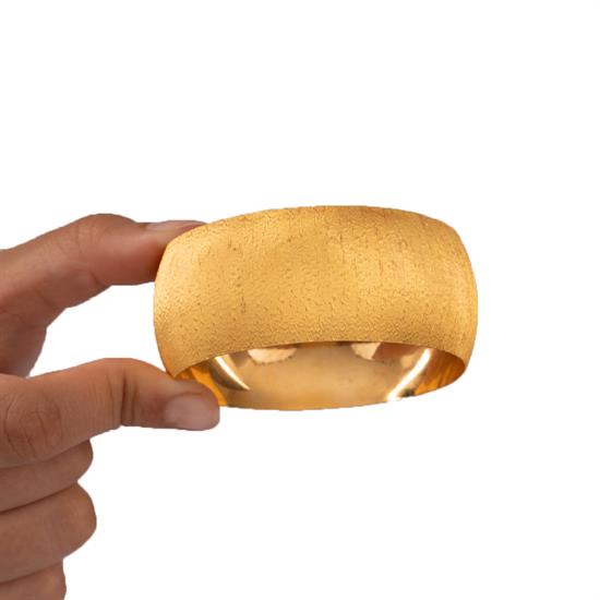 40 Gram (Gr) 40Mm Simli Model Mega Bilezik 22 Ayar Yatırımlık İşçiliksiz