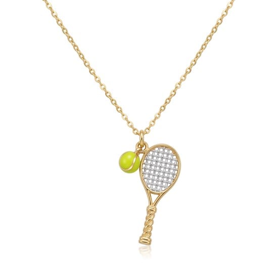 Cetaş Tenis Raketi 14 Ayar Altın Kolye