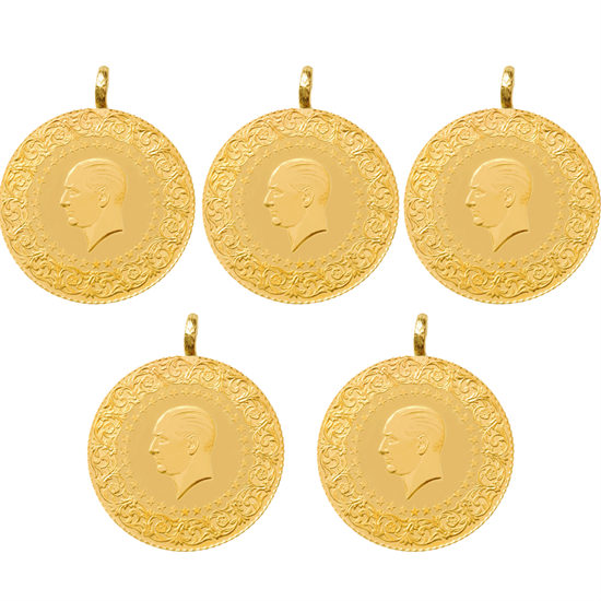 5 Adet Yeni Tarihli Gremse Altın 