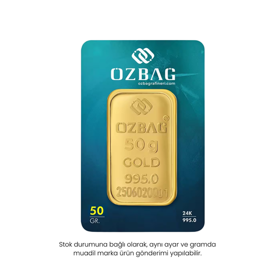 50 Gr 24 Ayar Gram Altın