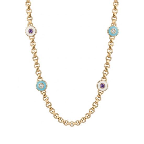 Cetaş Göz Figürlü 14 Ayar Altın Kolye